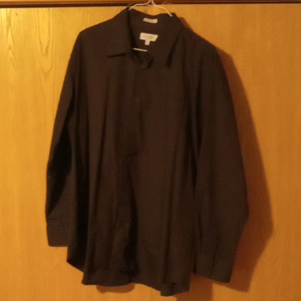 Gioberti Classic Fit Button Down / Up Dress Shirt Black XXL